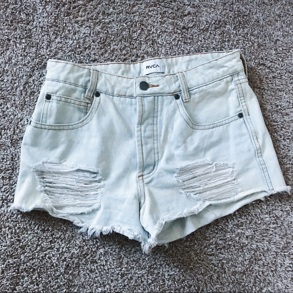 RVCA womens Boyfriend Jean Shorts